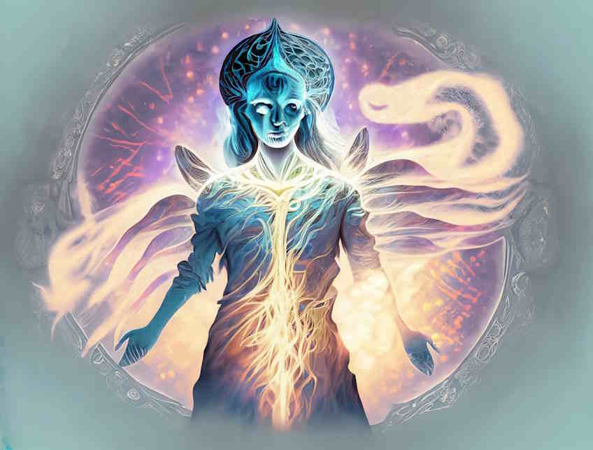 spirito guida che ti guarda e parla